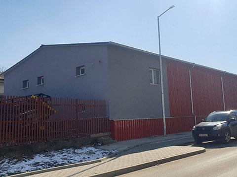 Производствена сграда за лазерно рязане на метални елементи